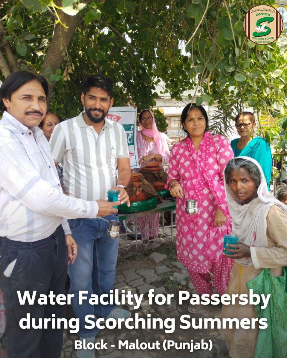 InsanPoona69928's tweet photo. People suffering from scorching hot sun waves which may result harmful for them. In this situation, water is one of the biggest thing that can help for instant #SummerRelief . Due to that
Ram Rahim Has started a campaign which provides Free drinking water to passerby in summers. https://t.co/bQfGPVFi3c