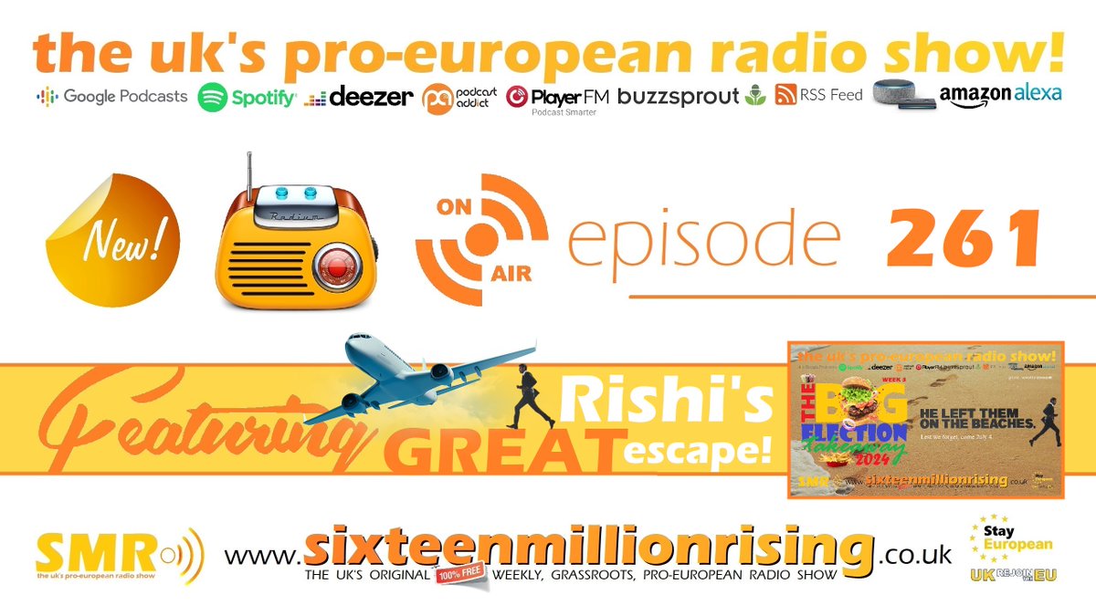 SMRRejoinRadio's tweet photo. Yay! All 6⃣8⃣ Early Riser Subscribers will now find their advance copy of the new show, #EP261 in their email box! 🥳 They'll hear it first!
Fancy supporting us and getting the same benefits? Subscribe today for £5 a month! 👉 Link's in our bio! 🎧 Help us make the show! https://t.co/bP0r3d7FZC