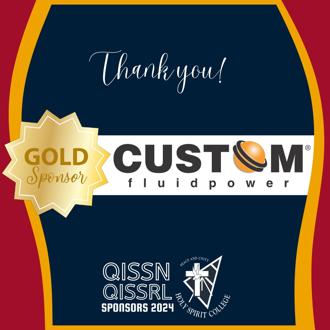 MackayHoly's tweet photo. 🌟 We would like to give a big THANK YOU to one of our Gold QISSN and QISSRL Sponsors, Custom Fluidpower. It is because of our Sponsors' generous support that our students can have these incredible experiences. Thank you, @CustomFP! https://t.co/nvRn0taUzx