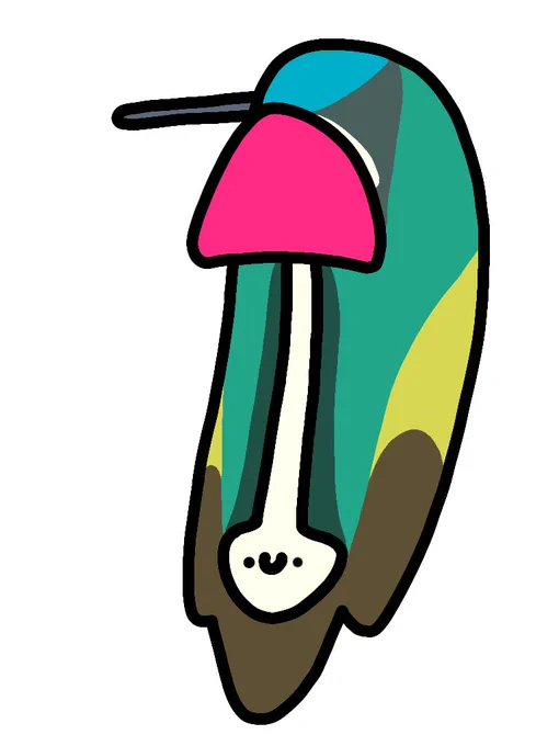 シロスジハチドリ 