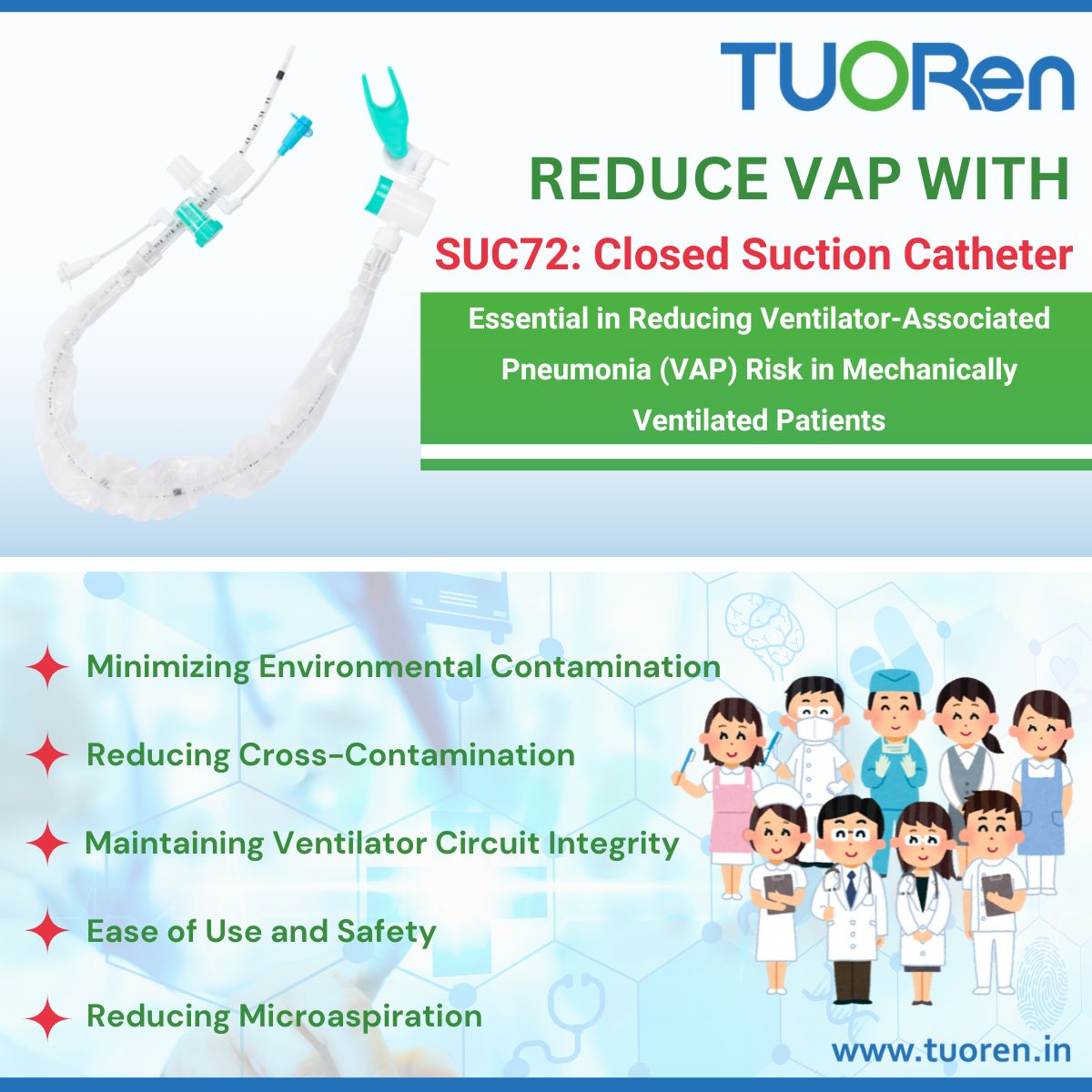 TuorenI's tweet photo. Trust SUC72 to Reduce Ventilator-Associated Pneumonia (VAP) Risk in Mechanically Ventilated Patients.
#SUC72 #VAPPrevention #PatientSafety https://t.co/WBmMeHY0Q0