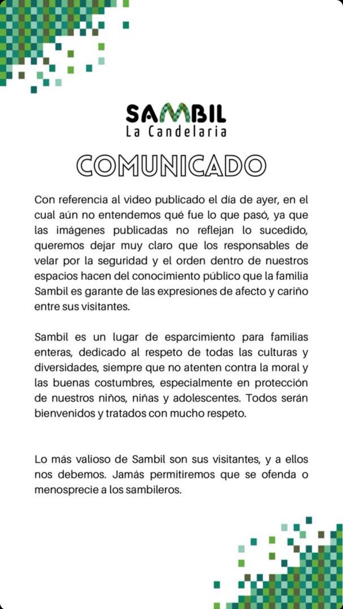 NebulaVzla's tweet image. Me siento bastante decepcionado de #Sambil, siendo tan ingeniosos y eficientes para tantas cosas.

Pero la manera en la que están manejando esta situación es fatal.

Es respetable que no estén de acuerdo con la diversidad sexual, pero eso no puede dejar espacio para la…