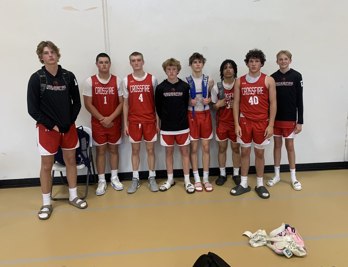 CrossfireRonning (@mncrossfire) on Twitter photo Dropped our last game today 60-38 to a good WOTN Mould team. Came out flat and let it get away from us. Finished 1-2 at MN Heat Summer Showcase. We competed hard all day & just gotta stay on the grind. <a href="/mncrossfirebb/">MN Crossfire Basketball</a>
Kai Wessman 12 pts, 4 rebs
Jordan McAndrew 11 pts, 3 asts Dropped our last game today 60-38 to a good WOTN Mould team. Came out flat and let it get away from us. Finished 1-2 at MN Heat Summer Showcase. We competed hard all day & just gotta stay on the grind. <a href="/mncrossfirebb/">MN Crossfire Basketball</a>
Kai Wessman 12 pts, 4 rebs
Jordan McAndrew 11 pts, 3 asts