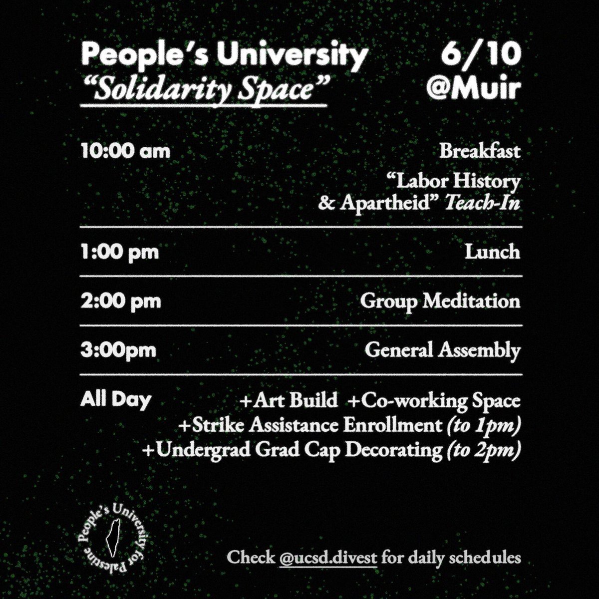 UCSD Divest tweet media