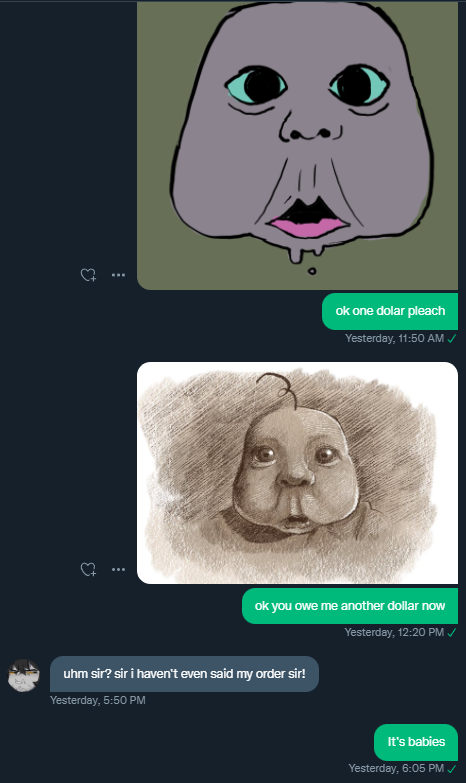 chumpodile's tweet photo. i still haven't ever done real commissions I've only done shit like this https://t.co/e1Q8zP4mmH