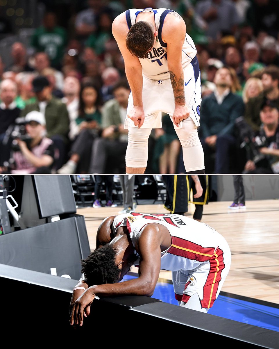 ESPNNBA's tweet photo. What it looks like to give your all in the Finals 😪 https://t.co/ON5Fms5L3q