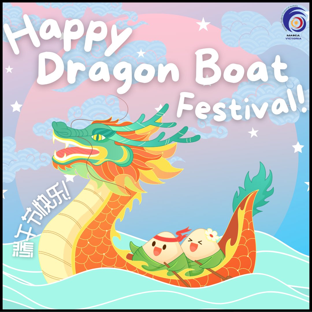 MASCA_Vic's tweet photo. MASCA VIC wishes everyone a Happy Dragon Boat Festival to all! 🐉🚣‍♂️ https://t.co/twx4jvmxsn
