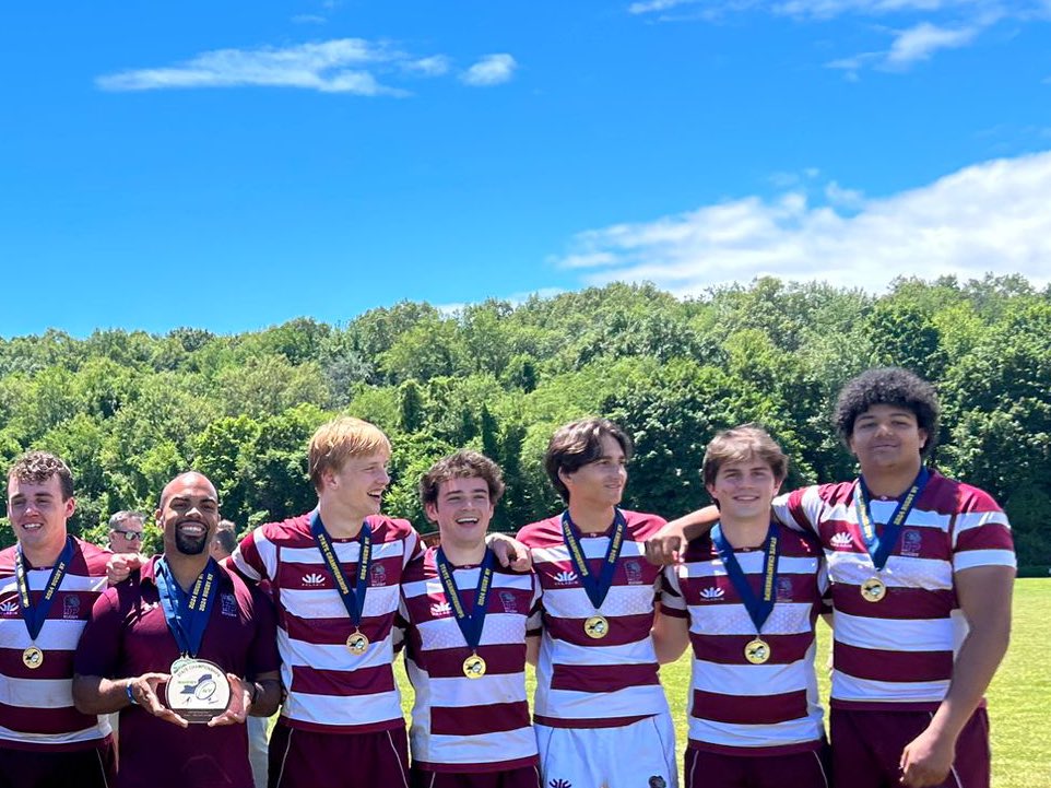 PatrickKeeley15's tweet photo. Proud to say that me and the fordham prep rams are rugby state champions! https://t.co/bC5zmF6eld
