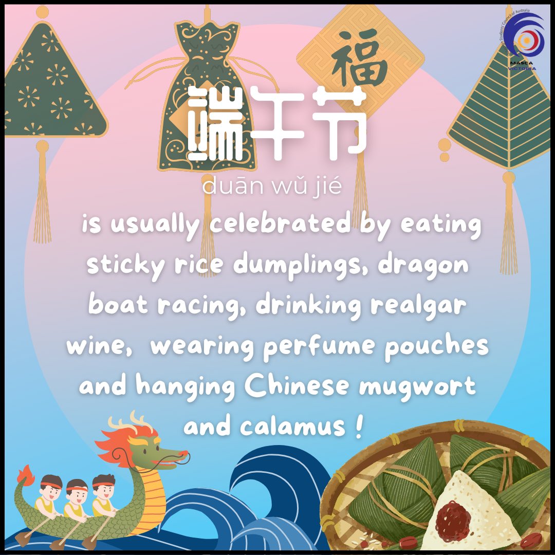 MASCA_Vic's tweet photo. 🐉Let's gather around to celebrate this vibrant tradition, steeped in history and camaraderie.

🐉 As we race dragon boats and savor the aroma of freshly steamed rice dumplings, let's also cherish the bonds of friendship and family. 💐 https://t.co/RQCh55QP9I