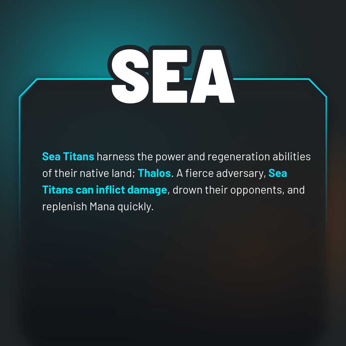 ReignOfTitansGG's tweet photo. Seeking the ultimate plan in the Arena? Harness the power of your Titan's Element to leverage strengths and expose weaknesses in battle⚔️

Learn more about Sea Titans here!🌊 https://t.co/G7yLUCi7Zh