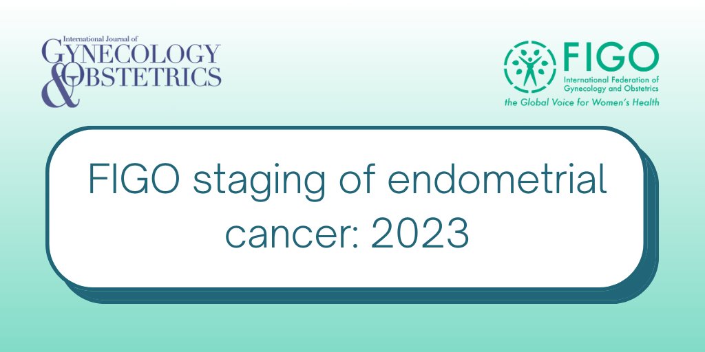 IJGOLive's tweet photo. #MostCited #TopDownload
Many advances in the understanding of the pathologic and molecular features of endometrial cancer have occurred since the FIGO staging was last updated in 2009.
Click here to read the latest update: https://t.co/RMSlM72zza https://t.co/xI2IFl1iCX