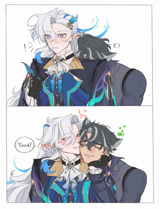 best resting place is on your lover's shoulders

#リオヌヴィ #wriolette 