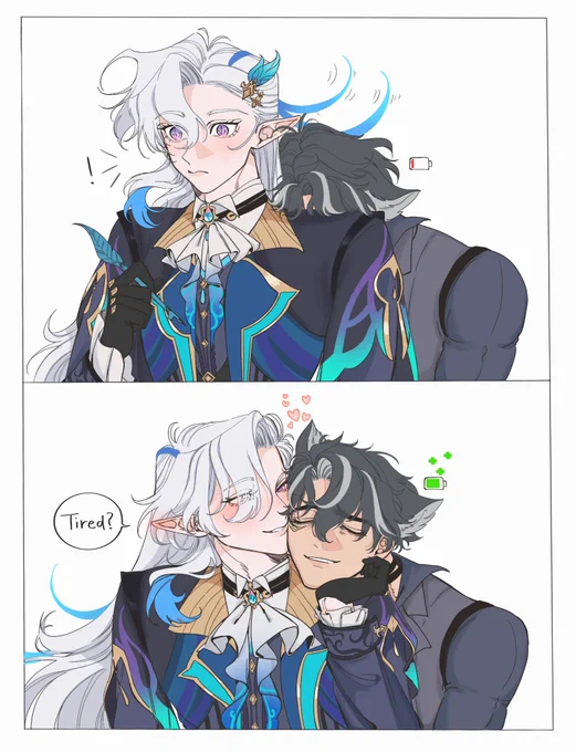 best resting place is on your lover's shoulders

#リオヌヴィ #wriolette 
