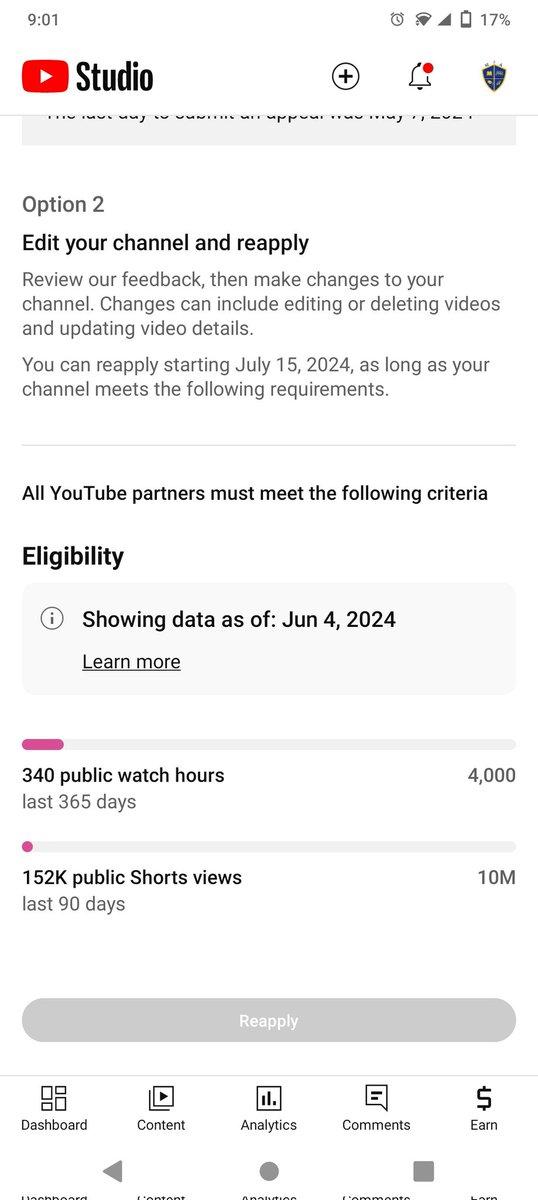 MathsJahangir's tweet photo. @YouTube Hello Team Youtube
I am a content creator on youtube.
Monetization tab dose not working correctly on my YouTube channel.
Watch time not count on my account.
Please solve this issue fastly
Regards
Momin Jahangir Academy https://t.co/hCQTpXaKcH