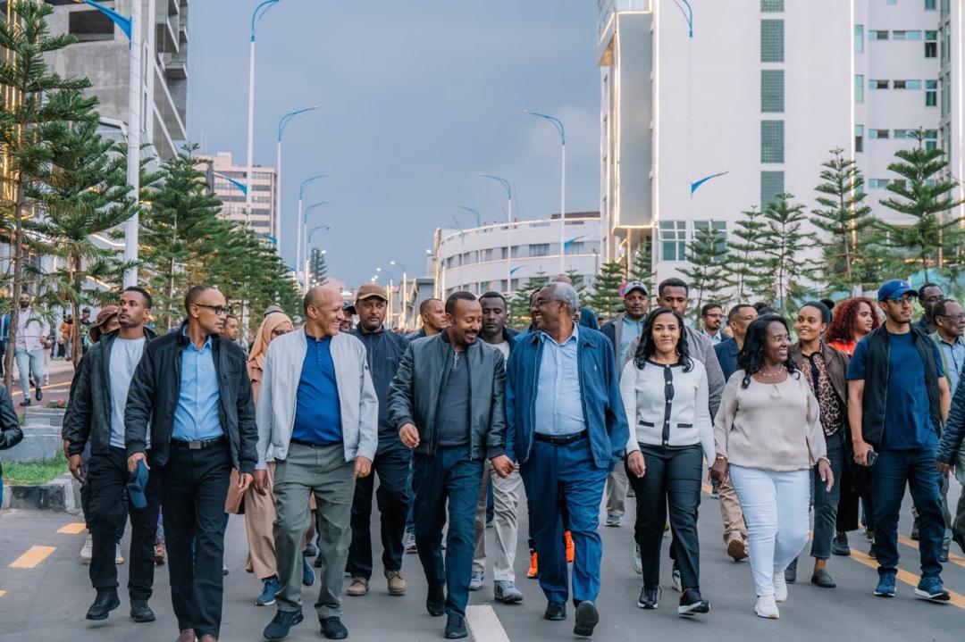 AbiyAhmedAli's tweet photo. We promised that the next corridor review would be on the streets. I'm pleased to share that we've finished the Piassa and Arat Kilo routes in three months, right on schedule. Resource saving remains essential, and we need to be fast and innovative to maintain our momentum in the remaining corridors.
Ensuring quality and creating a conducive environment for all our citizens remains our top priority. This project thrives on cooperation, and I'm grateful for the goodwill we've received, reciprocating the effort and goodwill we've put into planning and execution.
We apologize for any inconveniences we may have caused our citizens in the process of this grand initiative that is positively transforming our cities. Rest assured, we are committed to helping Ethiopia and will continue to address any design and quality gaps as we progress.
A heartfelt thank you to everyone involved in these efforts, including our partners in the private sector and those who came out to share their love with us in the streets yesterday evening.