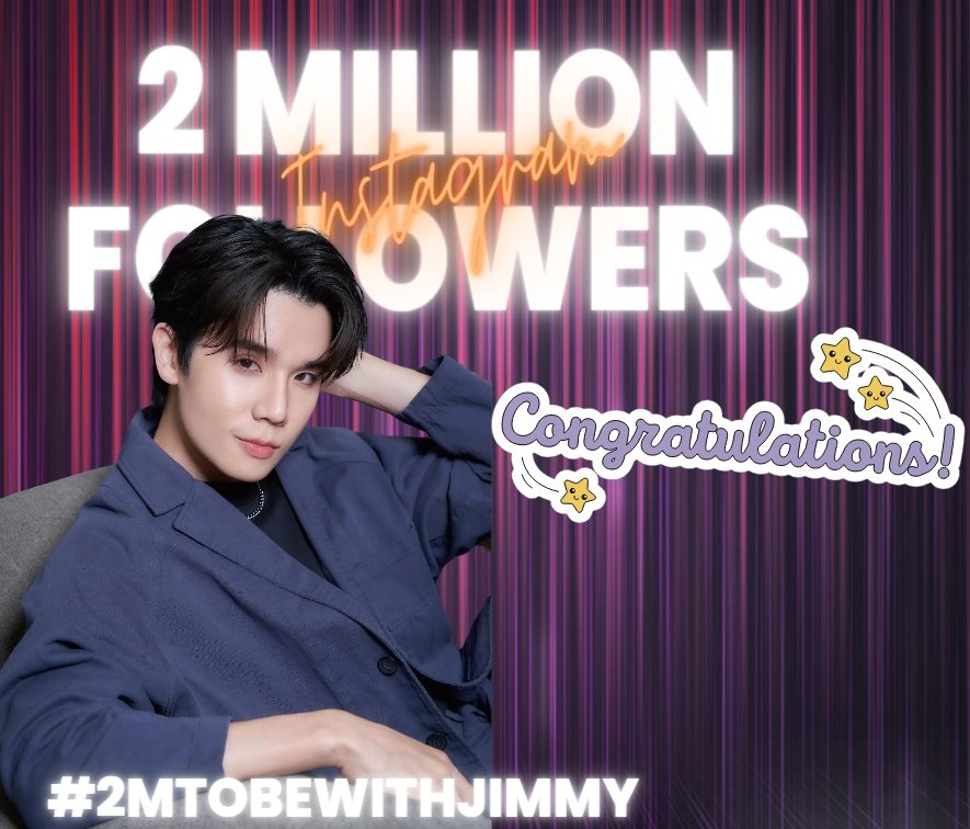 Jimmyyjp_INA's tweet photo. Congratulation for our brightest star, gonna be with you all day, all year, everyday 💜
Love is all around you ~♡
@jimmyyjp_
#jimmyyjp
#2MToBewithJimmy https://t.co/LPzDoWC05X