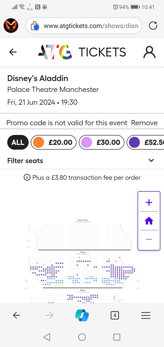 hennycare's tweet photo. @manctheatres has the alladin offer finished? I'm getting that the code isn't valid? https://t.co/UTmtmOjDf0