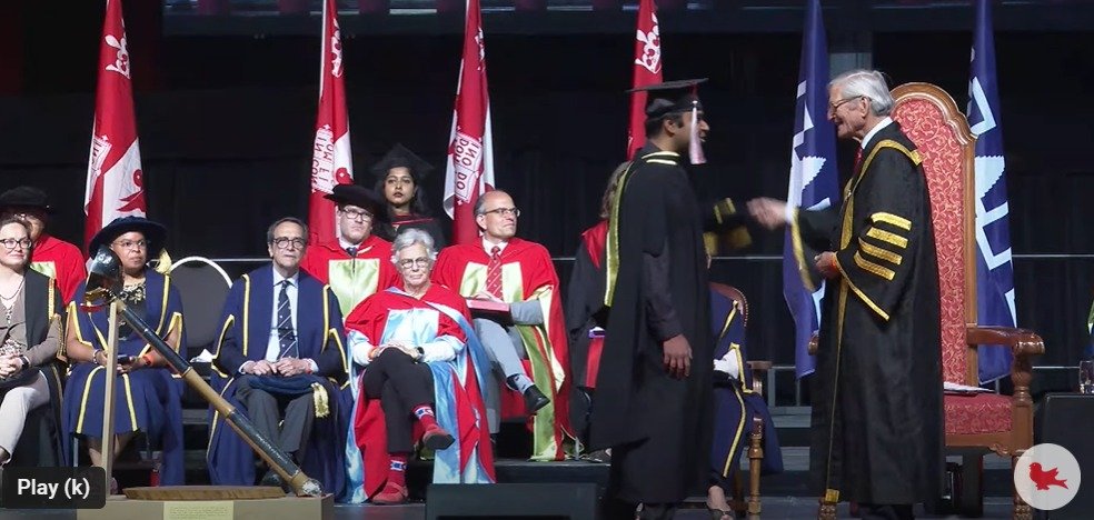 manzoorisran's tweet photo. Rayan (my younger son) graduated today with Master in Robotics from Engineering School, McGill University, Montreal Canada 🍁 https://t.co/pcBR5hFAd1