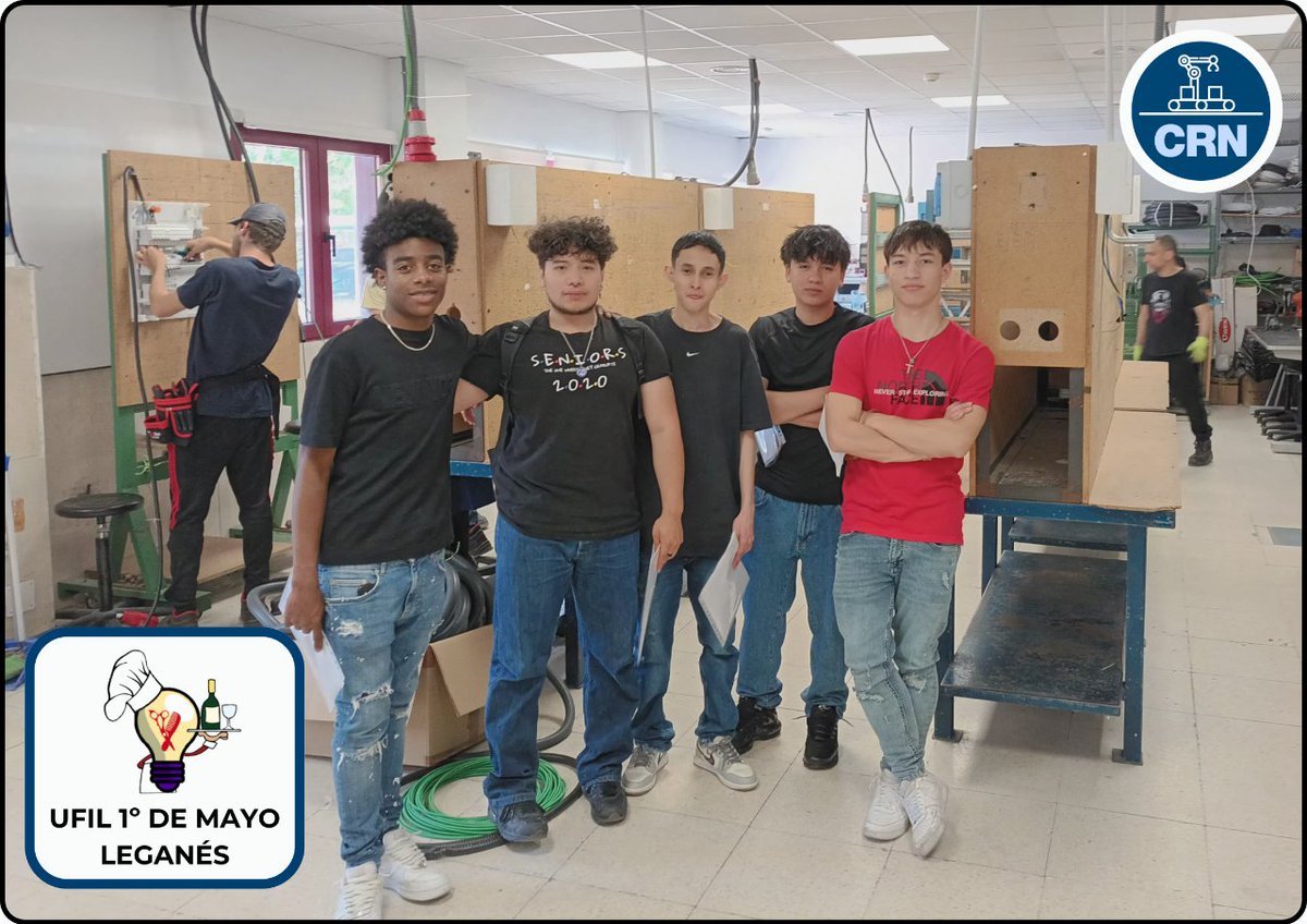 CMICE_Leganes's tweet photo. 👩‍🏫👨‍🎓Recientemente recibimos en el 𝐂𝐑𝐍 𝐋𝐞𝐠𝐚𝐧𝐞́𝐬 la visita de alumnos y profesores de la Unidad de Formación e Inserción Laboral (UFIL) 1º de Mayo. 📚✨#CRNLeganés #Educación #FormaciónProfesional #UFIL #Oportunidades #HabilidadesTécnicas #SomosCRN https://t.co/1GqKTezF3J