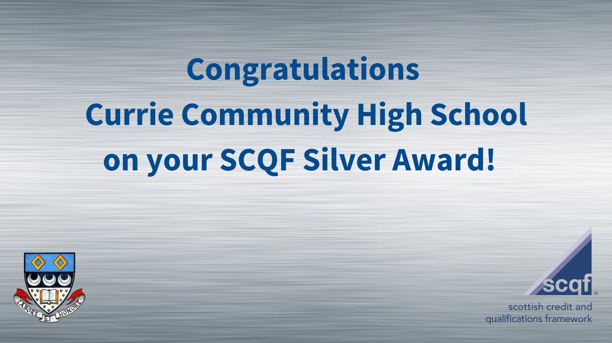 🥳A huge congratulations to <a href="/curriechs/">CurrieCHS</a> for achieving silver in the #SCQF School Ambassador Recognition Programme!
👩‍🏫Staff and pupils have been working hard to expand the range of #learningpathways at the <a href="/Edinburgh_CC/">The City of Edinburgh Council</a> school
👀Check them out on our wall at scqf.org.uk/support/suppor…