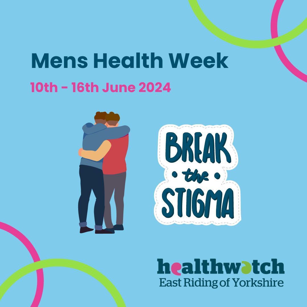 Today is the start of Men's ' Health Week!!!
If you have concerns about your health, you can speak to your GP surgery or call 111 if you are unsure where to go.
111.nhs.uk