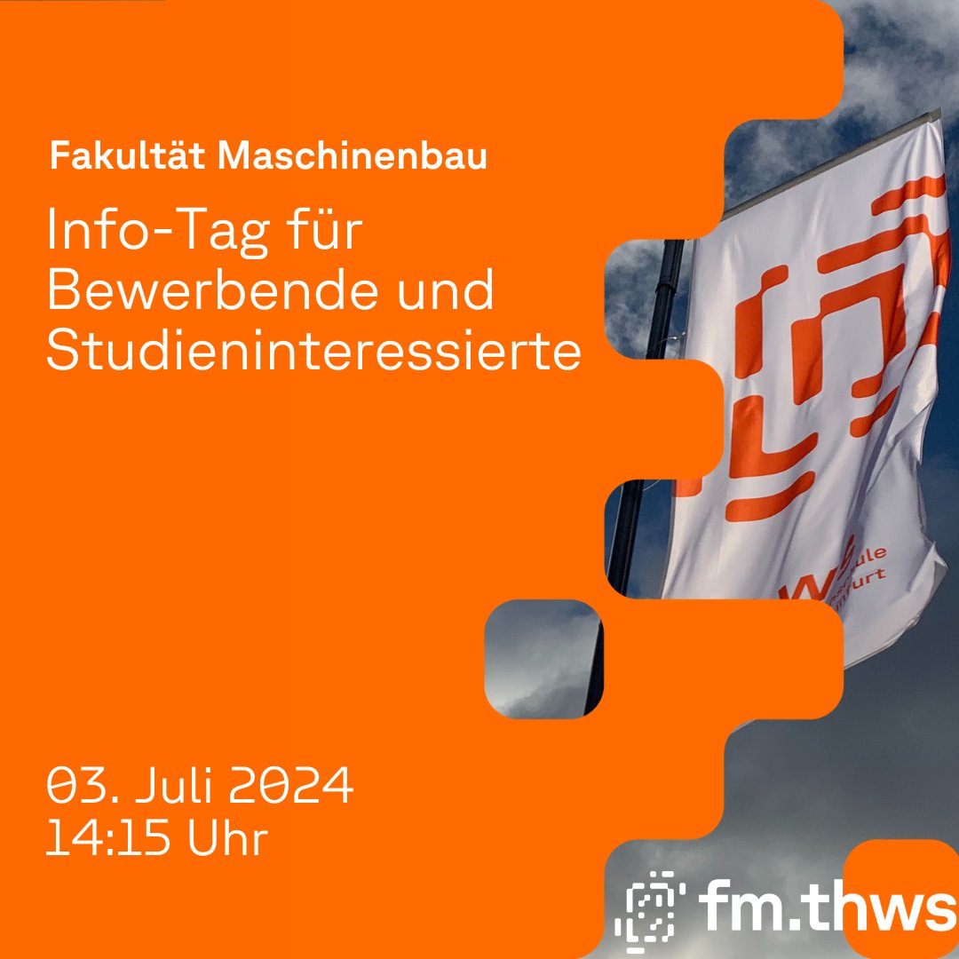 fm_thws's tweet photo. Interessierst du dich für ein Studium im Bereich Maschinenbau? Dann darfst du unseren Info-Tag nicht verpassen! 🚀

Anmeldung: https://t.co/zY0G8I6clj

#thws #fm_thws #maschinenbau #wasserstofftechnik #studieren #studiereninschweinfurt  #maschinenbauTHWS #wasserstofftechnikTHWS https://t.co/tm1LtQKyQW