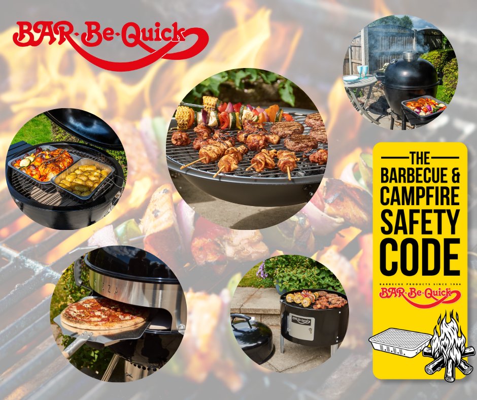 BarBeQuick's tweet photo. At Bar-Be-Quick, we are proud to be pioneers of the UK barbecue experience and inventors of the Instant Barbecue.
With over 40 years of experience, we know a thing or two about grilling. 🍔🌭
Remember, when barbecuing, always #coolitquick
#bbqlover #bbquk #bbqsafety #bbqpioneer https://t.co/0hsX86mD6R