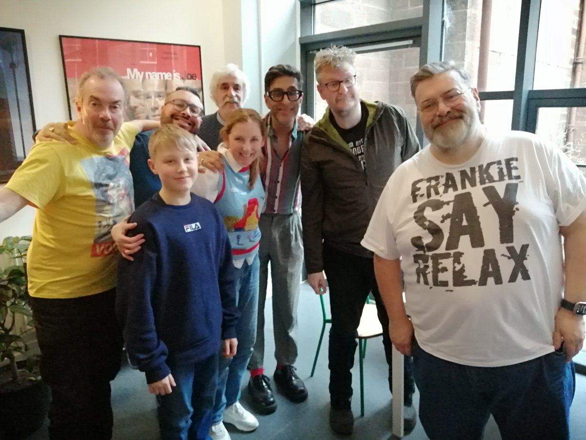 Your cast shot for today's episode of <a href="/FagsMagsandBags/">Fags, Mags & Bags</a> TODAY 2.15pm <a href="/BBCRadio4/">BBC Radio 4</a>! Ep2 "Grumpy-Pumpy Doo-Dah McGraw" is one of my S11 faves great writing from Don &amp; Sanj &amp; top performances from the team, and my son Lucas came in that day &amp; met the FMB gang which was very cool! ❤️
