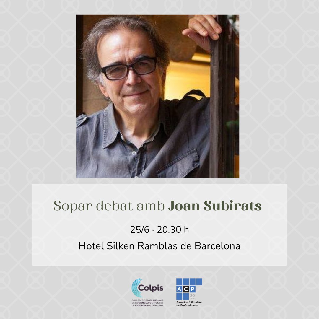 Col·legi Prof. Ciència Política i Sociologia CAT tweet media