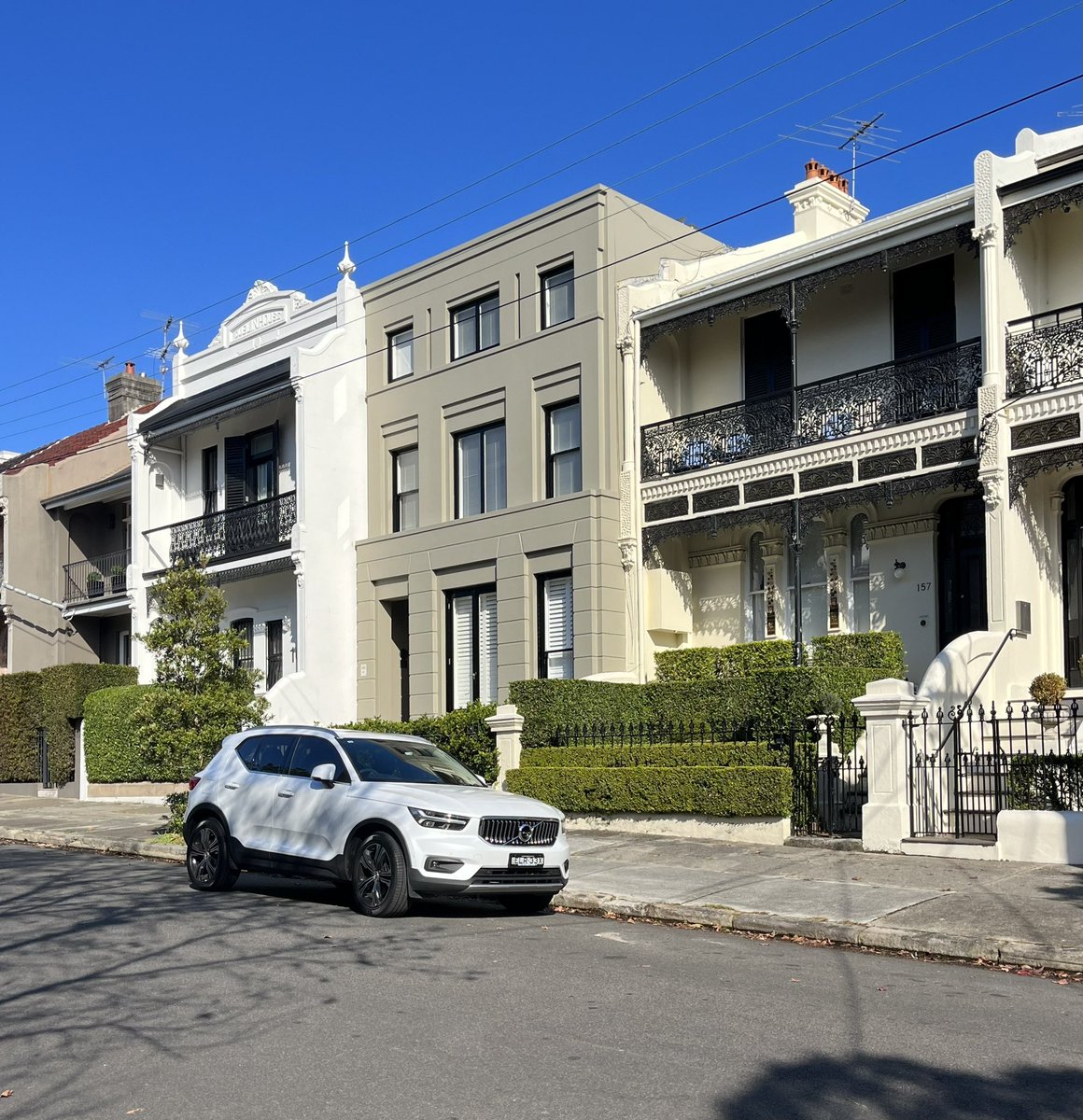 All types, sizes &amp; periods of #sydneyterracehouses across Paddington.
Even some money seen ones…