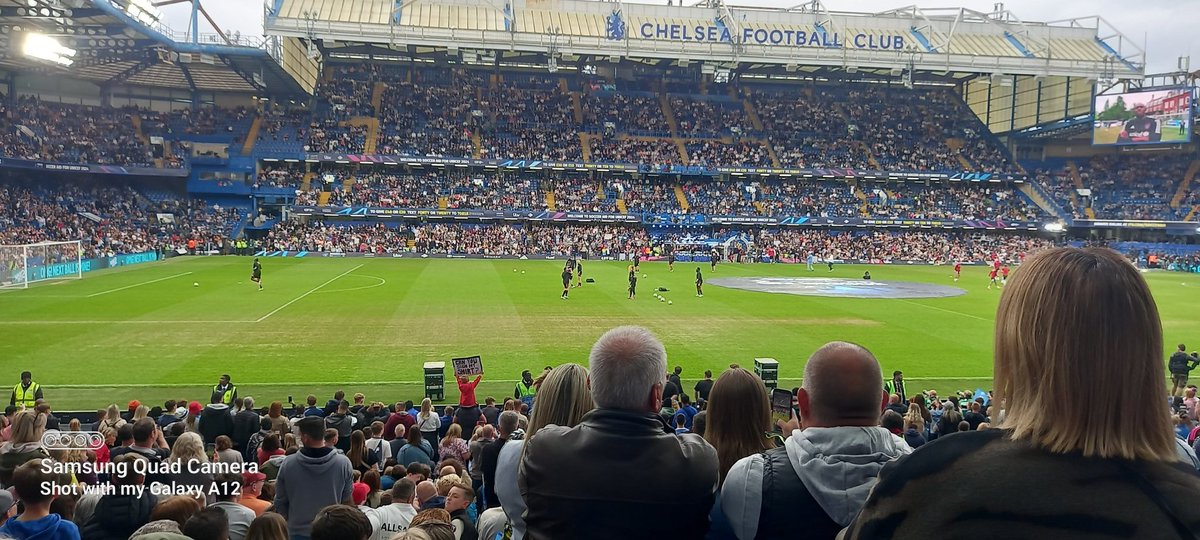 stevie1w's tweet photo. We had a brilliant time at @socceraid when it was announced to be at stamford bridge kaiden and his dad (chelseas biggest fans!) had to go!! hopefully these 2 are not too tired today they did sleep all the way home 🤞  @BoothferryPS @MissLinklater https://t.co/sfFCMyMXth