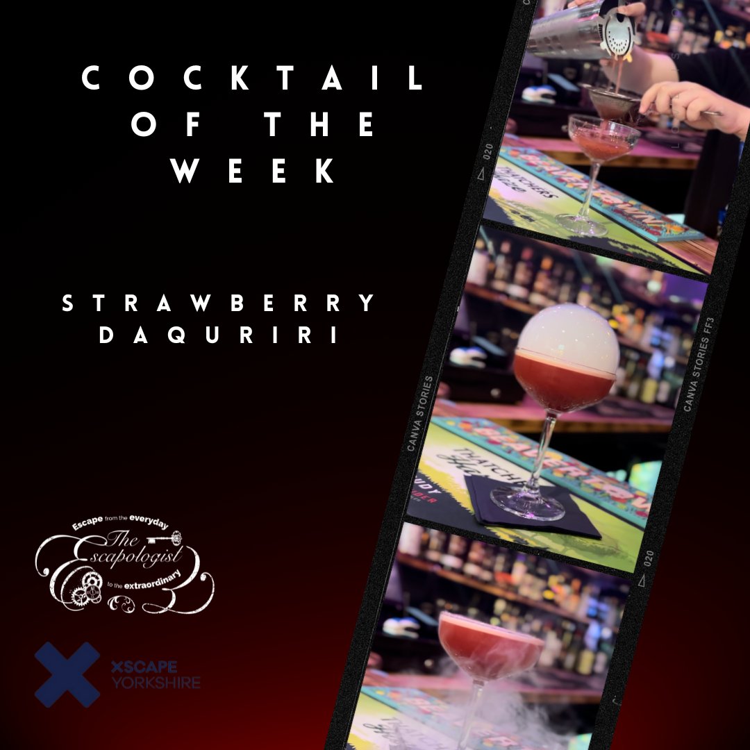 Escapologist_uk's tweet photo. A delicious blend of Strawberry, White Rum, and Lime 🍓🍹💚
No wonder our strawberry darquiri is a summer favourite!
Also available as a mocktail😊
#cocktail #cocktailoftheweek #lime #whiterum #blend #bestsummer #favourite #barsopen #partytime #strawberry #bacardi #rum #cheers https://t.co/36gLPsO8ue