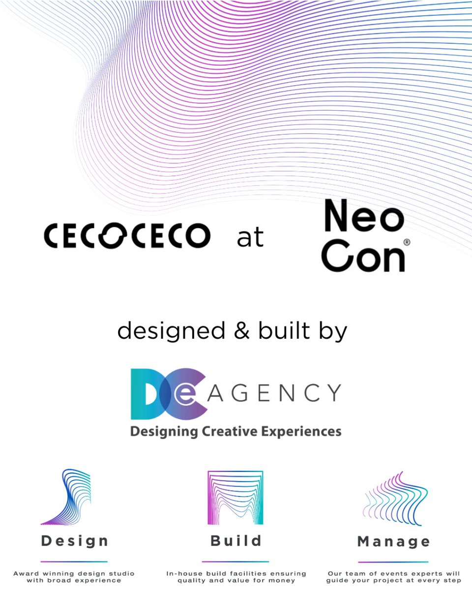 DceAgency's tweet photo. NeoCon_Shows opens today, visit our client @CecoCecopro at booth 7-5093 The Mart, Chicago. 
.
.
.
#DCEUSA #bigdceenergy #cecoceco #neocon2024 #neocon https://t.co/fXgQFZnimO