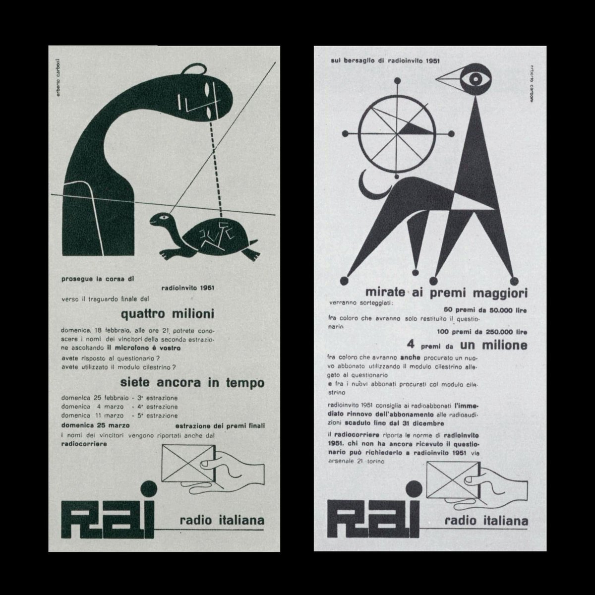 Erberto Carboni and his work for Radio Italiana, 1940s and 1950s designreviewed.com/erberto-carbon…