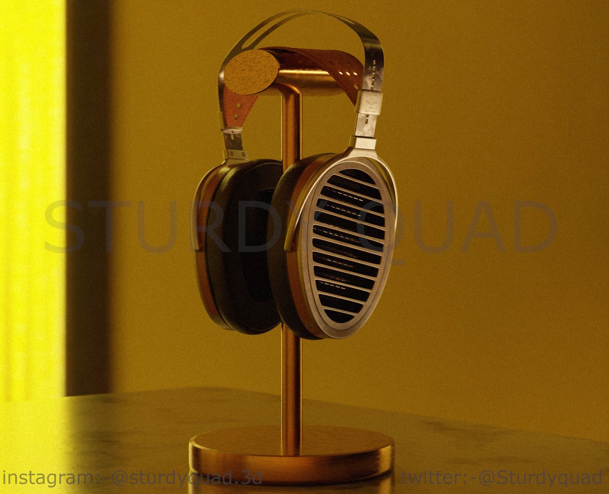 Sturdyquad's tweet photo. this renders gives classical vibes to me.

what about you?

created better renders then yesterday.
#b3d #blender #render #hifiman
#audiophile #3dmodel #audio https://t.co/5v2TiGrTY9
