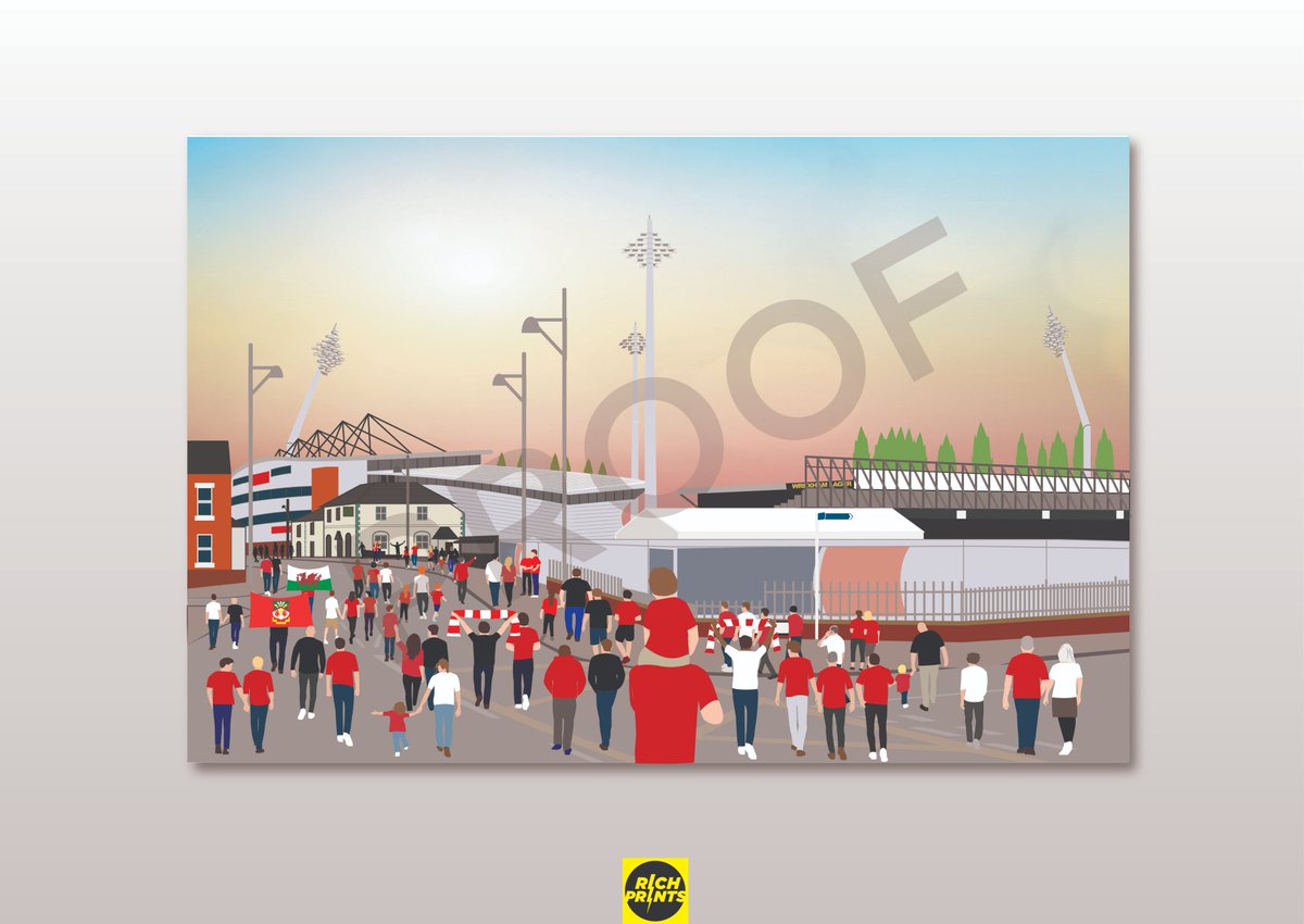 trichardsGD's tweet photo. Wrexham Racecourse 2024
#wrexham #WXMAFC #WrexhamFX #WelcomeToWrexham #Racecourse #NorthWales #Upthetown #FearlessInDevotion #RyanReynolds #RobMcElhenney #Football #Fans #Homeground #Design #illusration #prints #poster #wallart https://t.co/hBdt7YxDkm