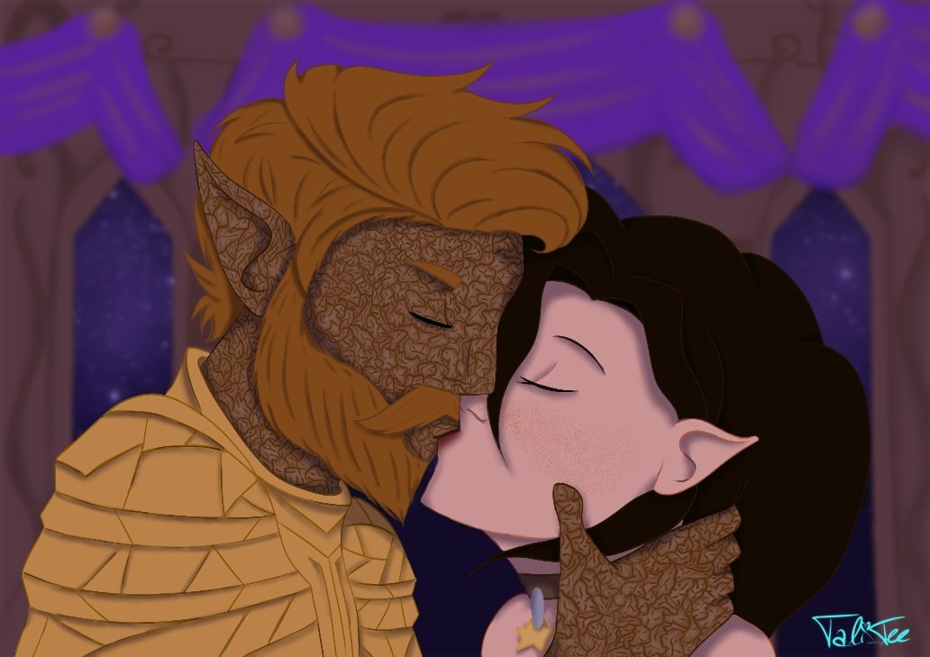 Tali_Fee's tweet photo. It's Traverdie time! 🤭❤️🌺 #Thassalar #Traverdie #Melodie #Travertin #oc #occharacter #drawing #kiss https://t.co/GCSUWefqSH