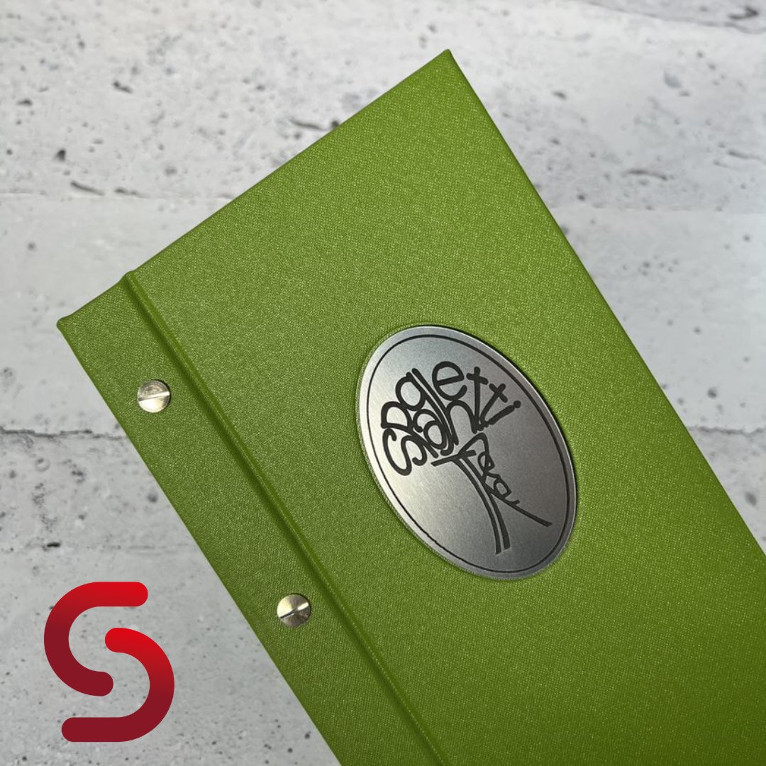 SmartUKSupplies's tweet image. These green menu covers are crafted from durable Buckram-Athens material.  🙌

Made for Spaghetti Tree Walton. 

Enquire here - smartuk.net/menu-covers/at…

#menucover #menucovers #restaurant #hospitality #buckram