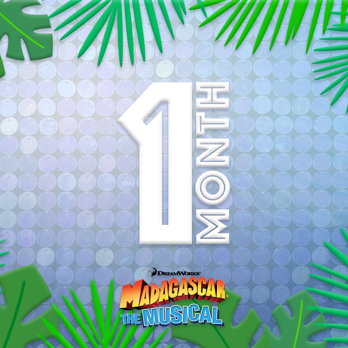 Just one month to go until 'Madagascar The Musical' makes its way to the stage here at Newcastle Theatre Royal!🦁🦓🦛🦒

You'd better Move It, Move It and get your tickets!🐵🐧

📅Wed 10 – Sat 13 Jul
ℹ Accessible perfs and family tickets
🎟 shorturl.at/QOdxI
🎭 <a href="/madUKtour/">Madagascar The Musical</a>
