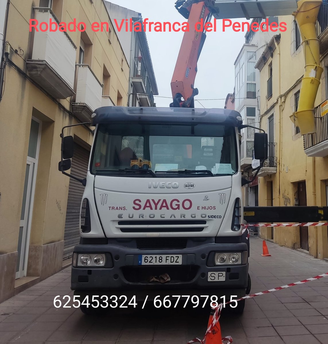 EA3NN's tweet photo. Me gan robado el camion este fin de semana entre el 7 y hoy 10-06-24, por favor, difundir, gracias https://t.co/7all8vFXg2