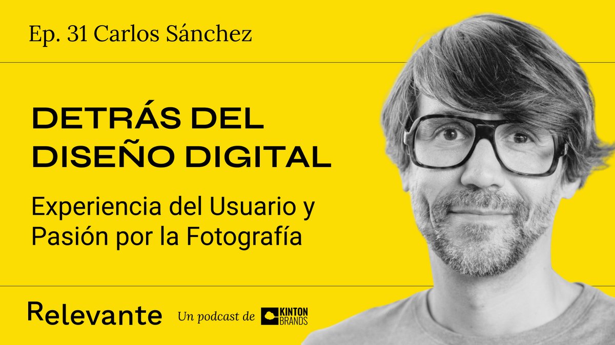 Ya disponible, de manera anticipada para suscriptores de su newsletter, el nuevo episodio de 'Relevante, de <a href="/KintonBrands/">KINTON BRANDS</a>' con Carlos Sánchez, Head of Product de <a href="/realmadrid/">Real Madrid C.F.</a> 

Disfrútalo y recibe los próximos episodios con una de antelación en tu buzón 📪
kintonbrands.substack.com/welcome