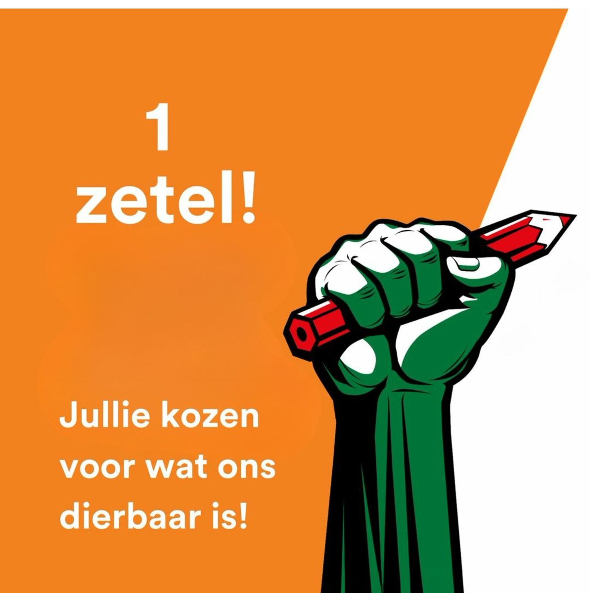 Kiezers uit Deventer e.o. bedankt voor jullie stem!♥️
Door jullie hebben wij onze zetel kunnen behouden en kan Anja Hazekamp weer verder met haar noodzakelijke strijd voor dier, natuur en milieu!!!!

Wij gaan door! ✊

#europeesparlement #PvdD #EP24 #partijvoordedieren