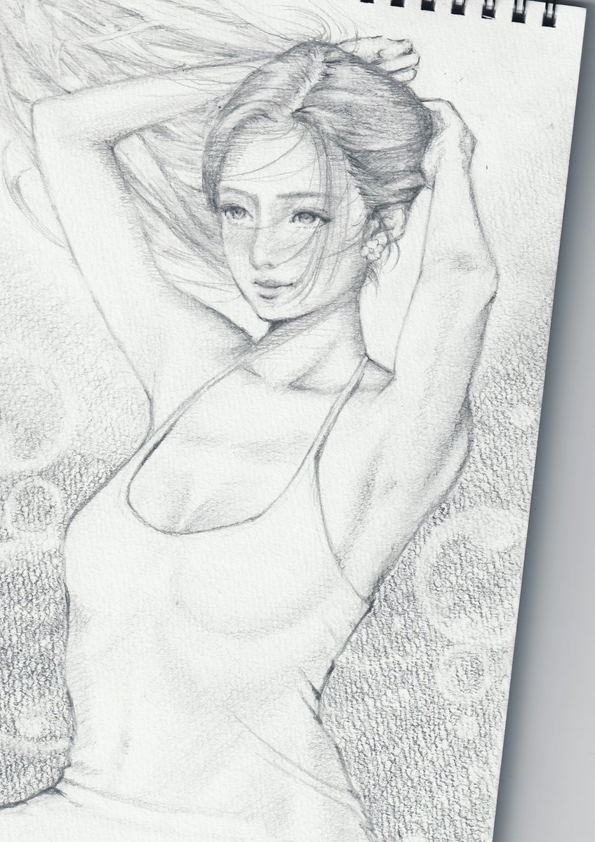 RT @harusaki328_neo: 鉛筆楽しい( ˊᵕˋ* )♩ #鉛筆画 #アナログイラスト