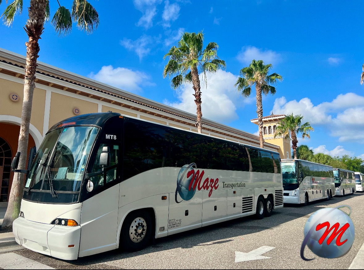 mazeorlando's tweet photo. Sun-soaked and ready to roll โ๏ธ๐ Maze Transportation has your group covered for seamless journeys across Florida's sunny landscapes! From weddings to theme park adventures and beyond, trust us to make every mile memorable. #MazeTransportation #FloridaAdventures #GroupTravel https://t.co/pjII4AExtv