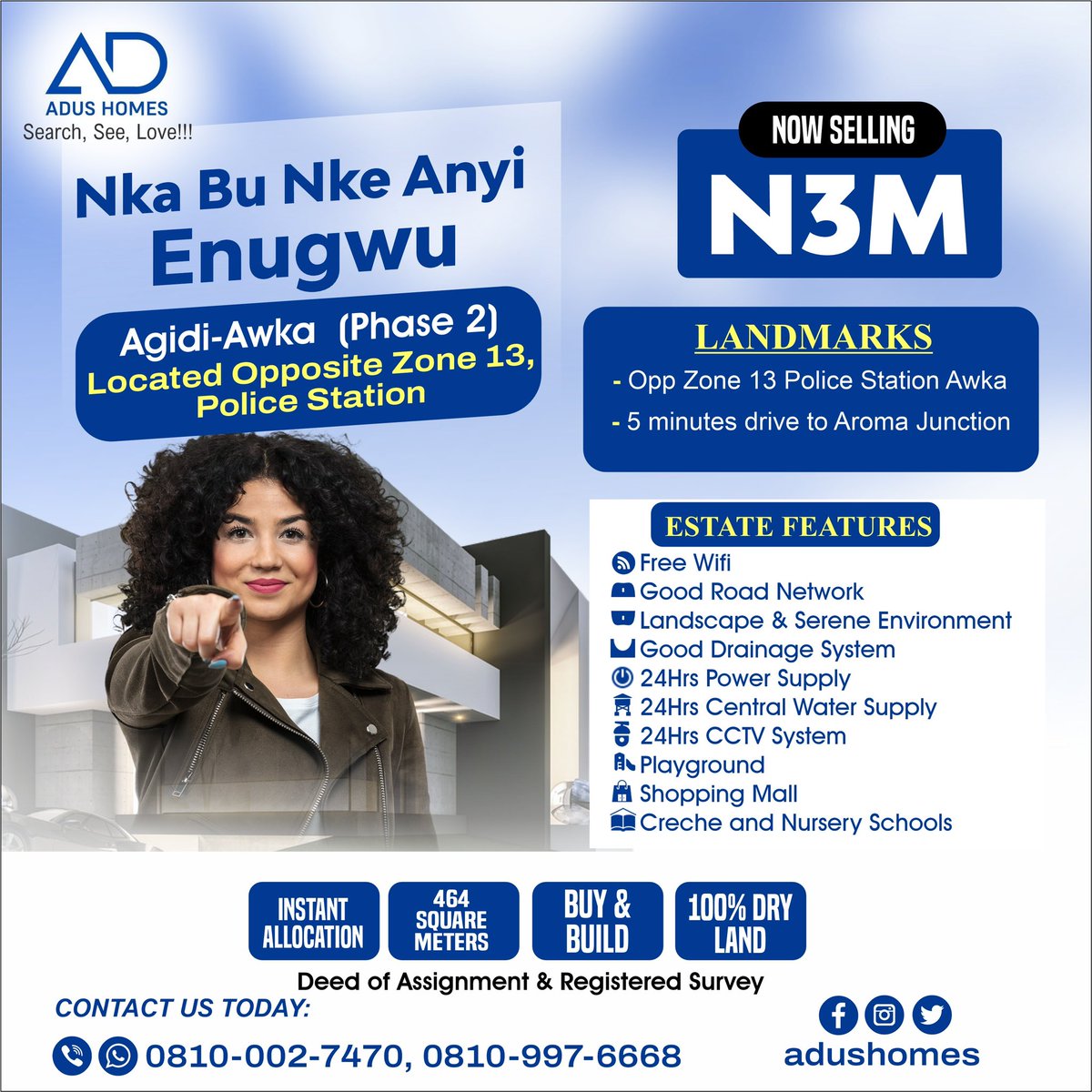 AdusHomes's tweet photo. #enugu #owerri #imo #nigeria #nigeriansindiaspora #businessowner #invest #investment #easterns https://t.co/jLEZwEVist