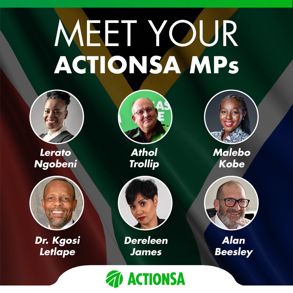 HermanMashaba's tweet photo. Fellow South Africans, these are the men and women who will represent you in Parliament and the provincial legislatures on behalf of @Action4SA.

They are not career politicians or compromised individuals.

They are ethical leaders with extensive knowledge and expertise in various areas who stand ready to serve your needs and interests in these vital legislative platforms.