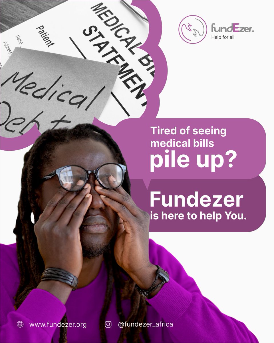 fundezer_africa's tweet image. The weight of medical bills can feel unbearable, a constant reminder of the struggle to provide essential care for loved ones. Every day, people face the impossible choice between paying for life-saving treatments and meeting basic needs.

#LaunchingSoon