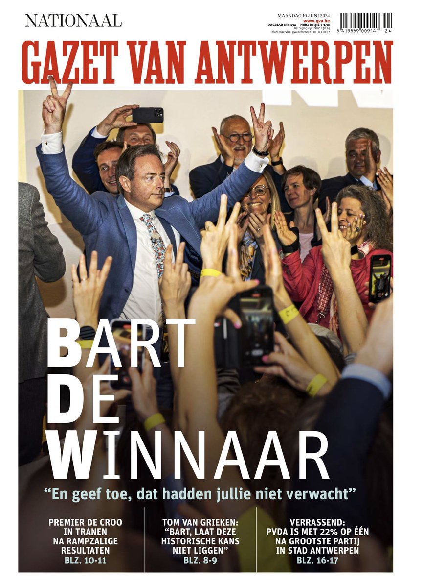 swaef's tweet image. #kies2024 @gva #frontpages