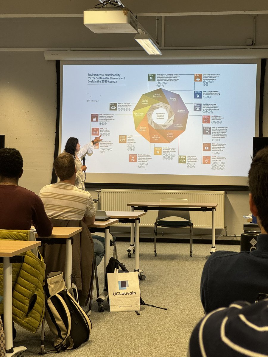 BEemsimap's tweet photo. @EUMembraneSoc Summer school kicked off today @EPL_UCLouvain with an insightful overview linking membrane processes to SDGs by Prof. Patricia Luis. #Sustainability https://t.co/hQldnJLdNq
