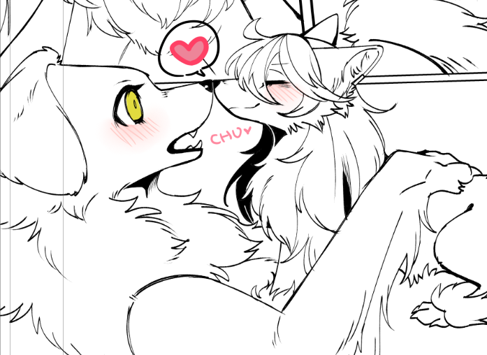 鼻キスは癖 